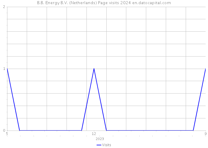 B.B. Energy B.V. (Netherlands) Page visits 2024 