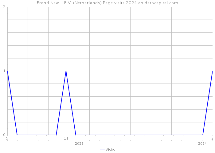 Brand New II B.V. (Netherlands) Page visits 2024 