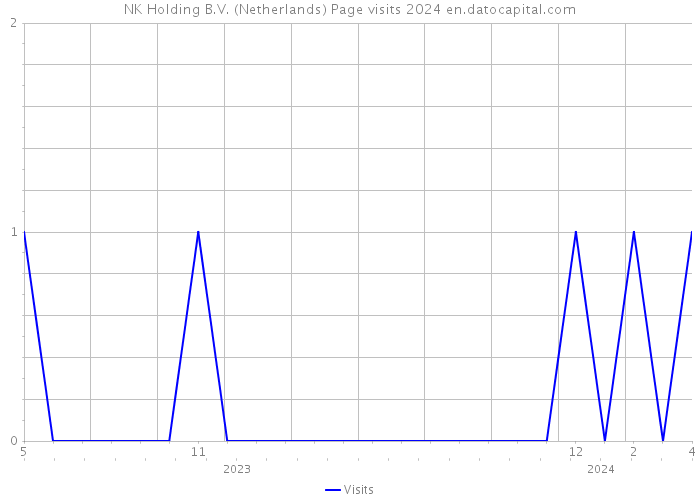 NK Holding B.V. (Netherlands) Page visits 2024 