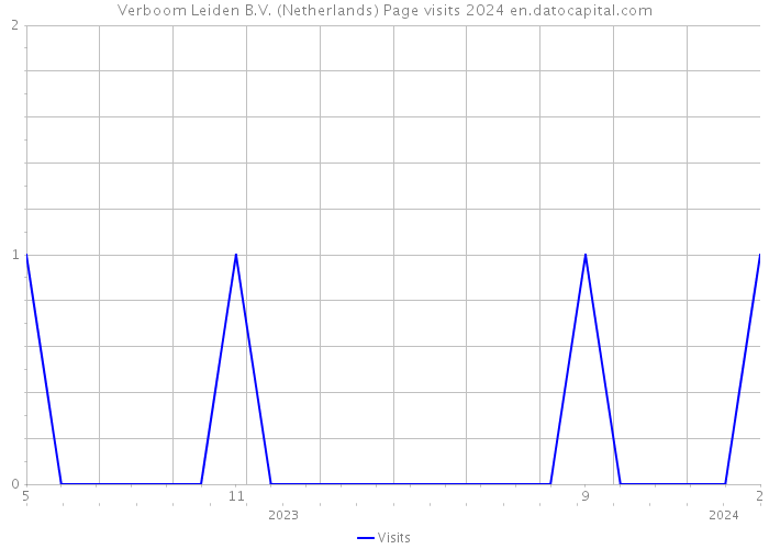 Verboom Leiden B.V. (Netherlands) Page visits 2024 