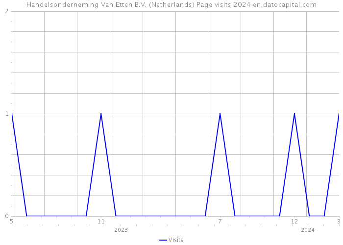 Handelsonderneming Van Etten B.V. (Netherlands) Page visits 2024 
