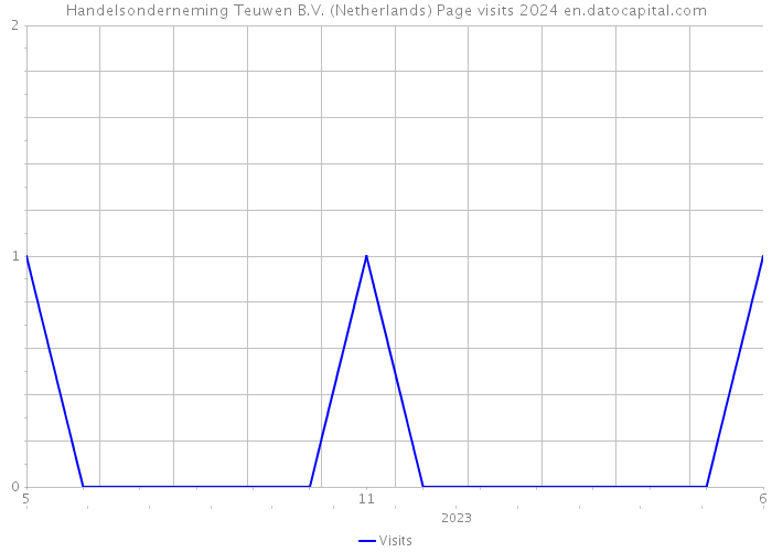 Handelsonderneming Teuwen B.V. (Netherlands) Page visits 2024 