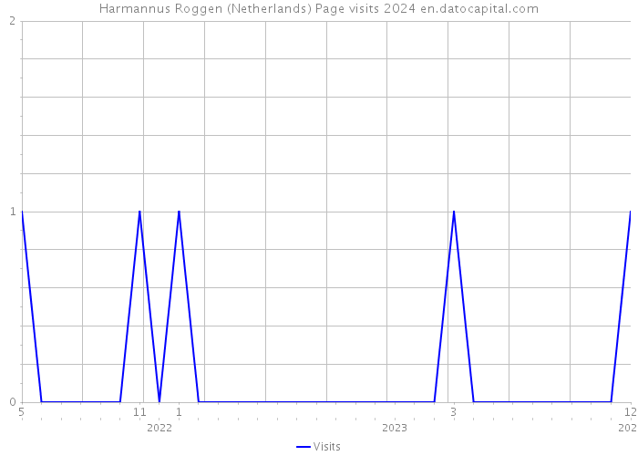 Harmannus Roggen (Netherlands) Page visits 2024 