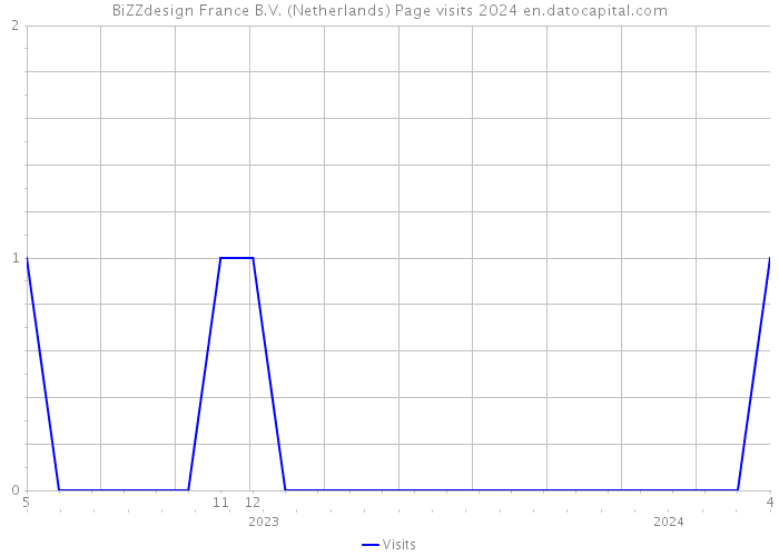 BiZZdesign France B.V. (Netherlands) Page visits 2024 