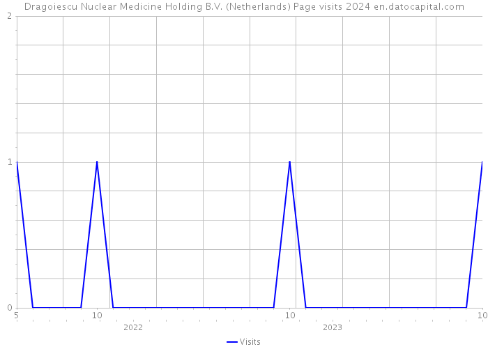 Dragoiescu Nuclear Medicine Holding B.V. (Netherlands) Page visits 2024 