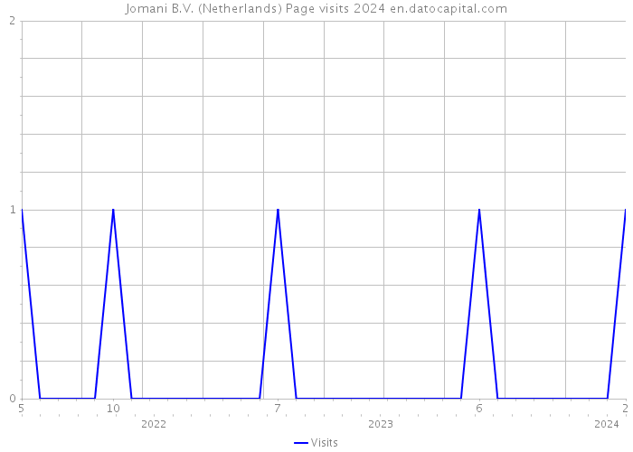 Jomani B.V. (Netherlands) Page visits 2024 