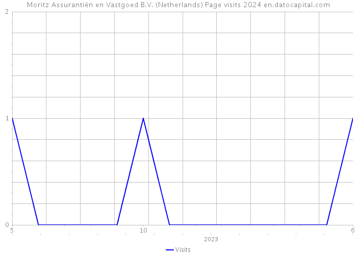 Moritz Assurantiën en Vastgoed B.V. (Netherlands) Page visits 2024 