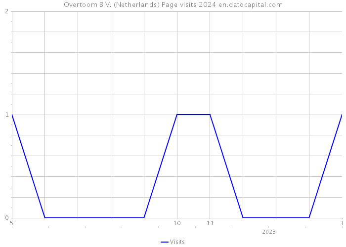 Overtoom B.V. (Netherlands) Page visits 2024 