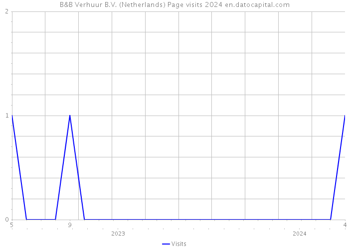 B&B Verhuur B.V. (Netherlands) Page visits 2024 