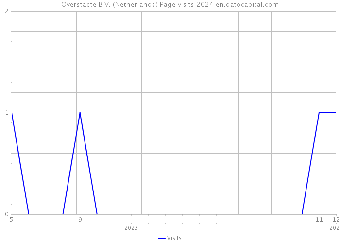 Overstaete B.V. (Netherlands) Page visits 2024 