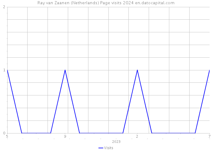 Ray van Zaanen (Netherlands) Page visits 2024 