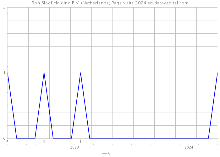 Ron Sloof Holding B.V. (Netherlands) Page visits 2024 