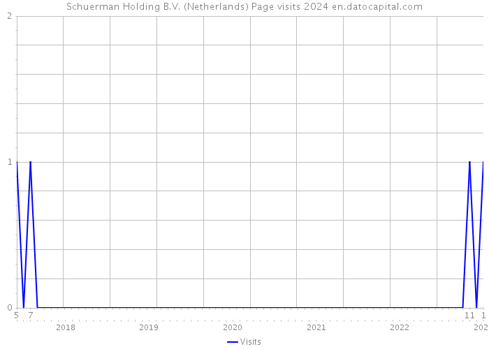 Schuerman Holding B.V. (Netherlands) Page visits 2024 