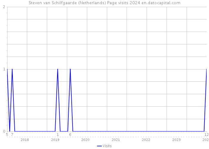 Steven van Schilfgaarde (Netherlands) Page visits 2024 