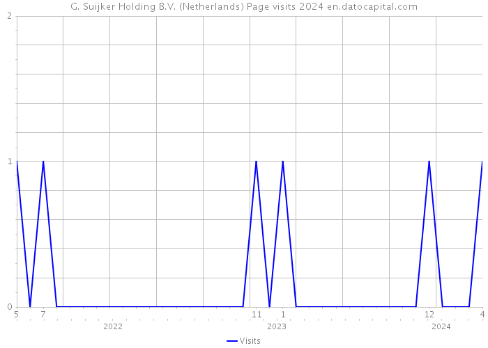 G. Suijker Holding B.V. (Netherlands) Page visits 2024 