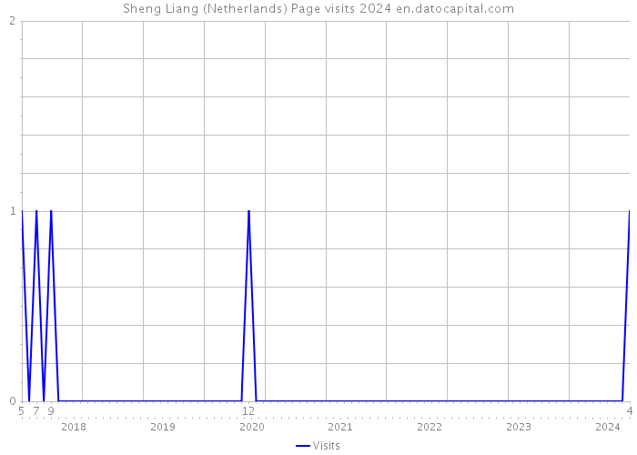 Sheng Liang (Netherlands) Page visits 2024 