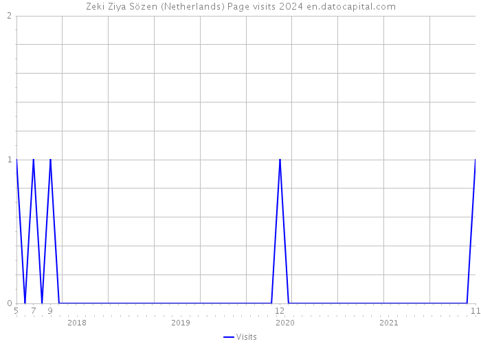 Zeki Ziya Sözen (Netherlands) Page visits 2024 