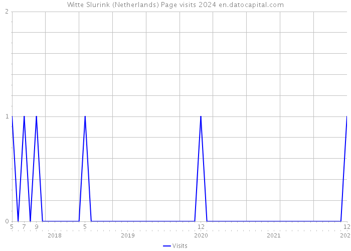 Witte Slurink (Netherlands) Page visits 2024 
