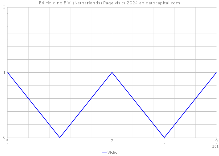 B4 Holding B.V. (Netherlands) Page visits 2024 