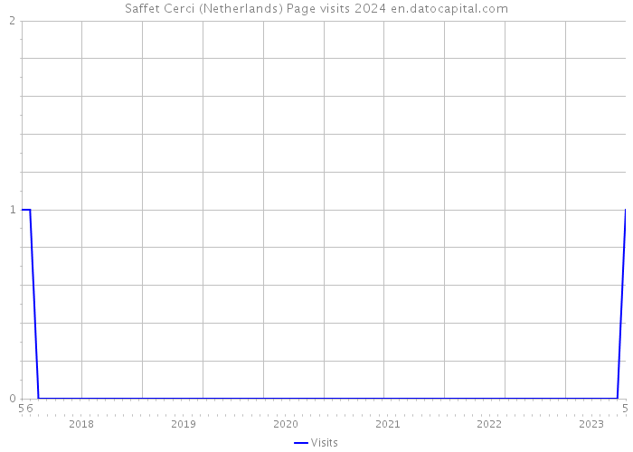 Saffet Cerci (Netherlands) Page visits 2024 
