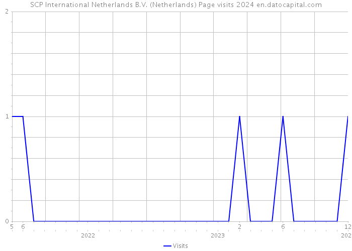 SCP International Netherlands B.V. (Netherlands) Page visits 2024 
