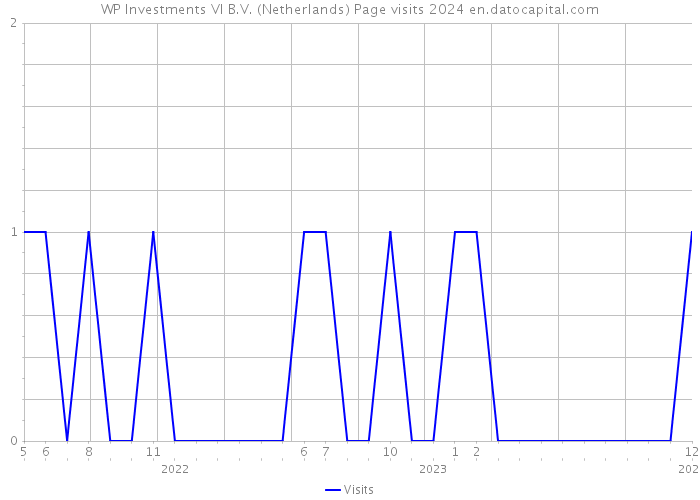 WP Investments VI B.V. (Netherlands) Page visits 2024 