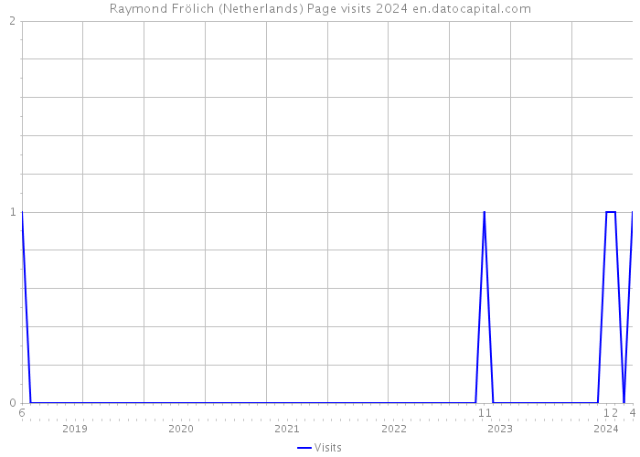Raymond Frölich (Netherlands) Page visits 2024 