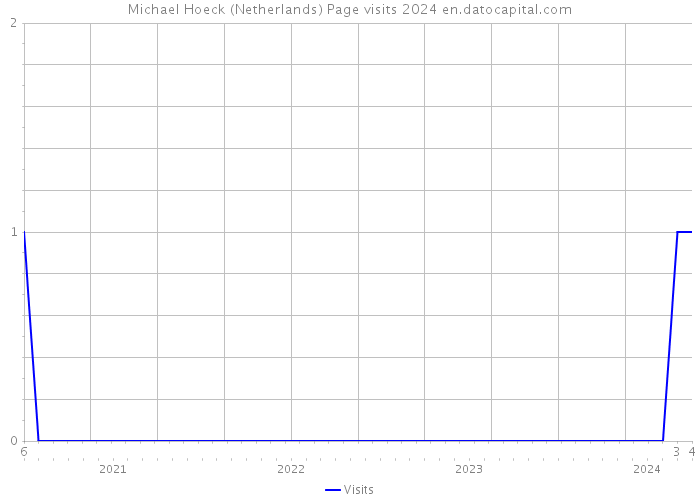 Michael Hoeck (Netherlands) Page visits 2024 