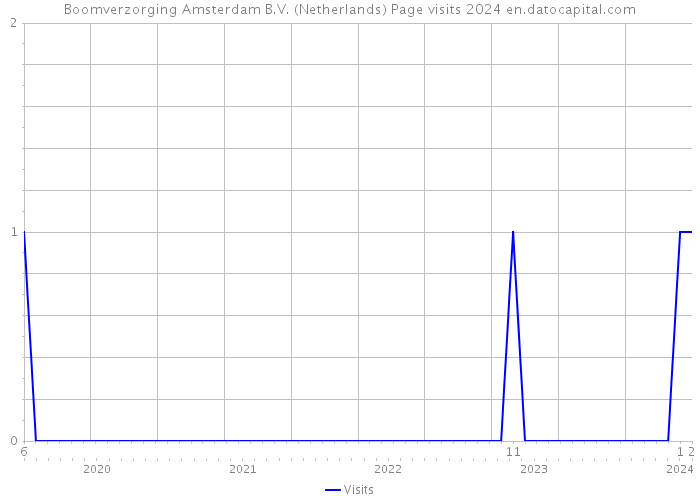 Boomverzorging Amsterdam B.V. (Netherlands) Page visits 2024 