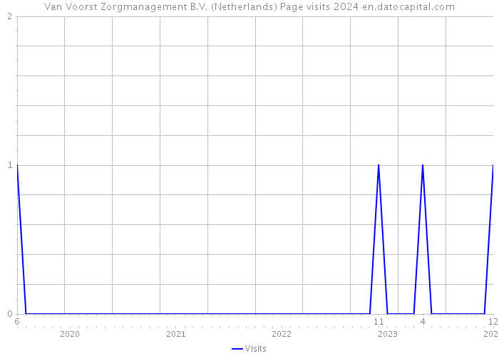 Van Voorst Zorgmanagement B.V. (Netherlands) Page visits 2024 
