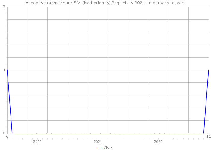 Haegens Kraanverhuur B.V. (Netherlands) Page visits 2024 