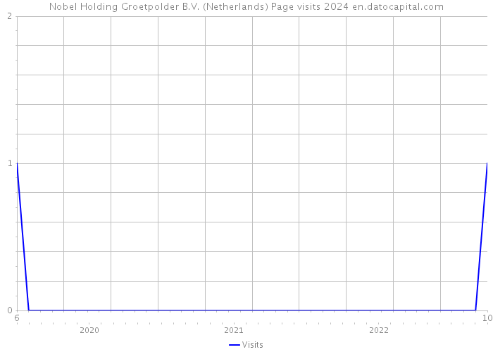 Nobel Holding Groetpolder B.V. (Netherlands) Page visits 2024 