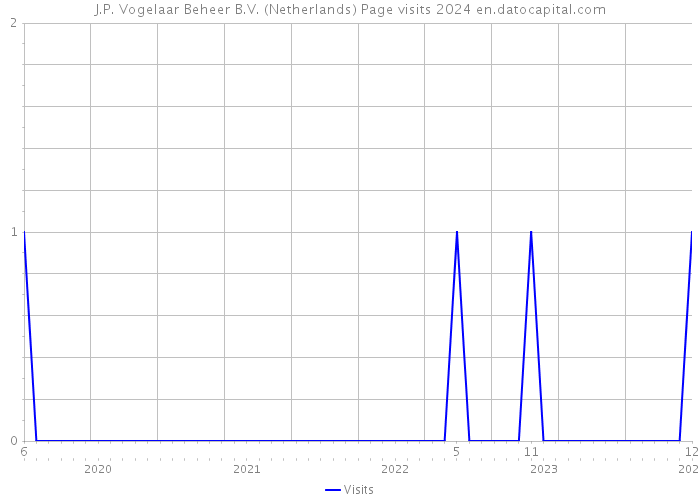 J.P. Vogelaar Beheer B.V. (Netherlands) Page visits 2024 