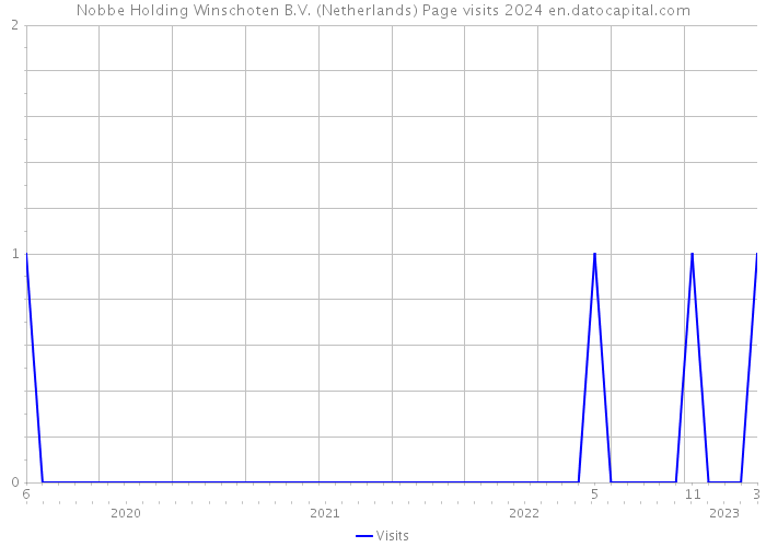 Nobbe Holding Winschoten B.V. (Netherlands) Page visits 2024 