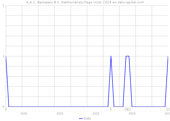 A.A.C. Bastiaans B.V. (Netherlands) Page visits 2024 