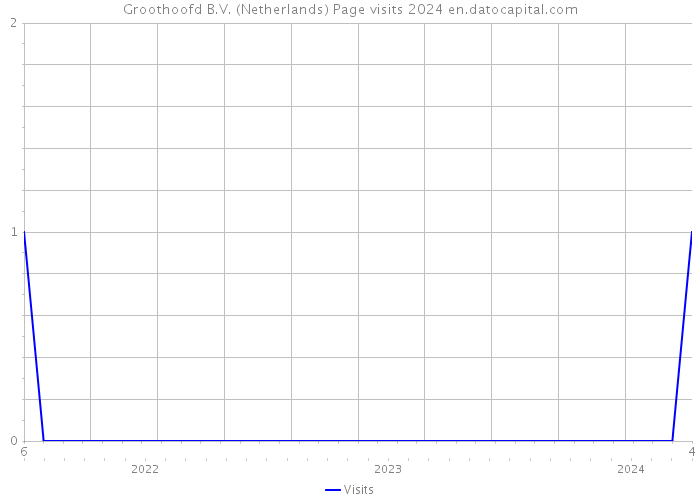 Groothoofd B.V. (Netherlands) Page visits 2024 