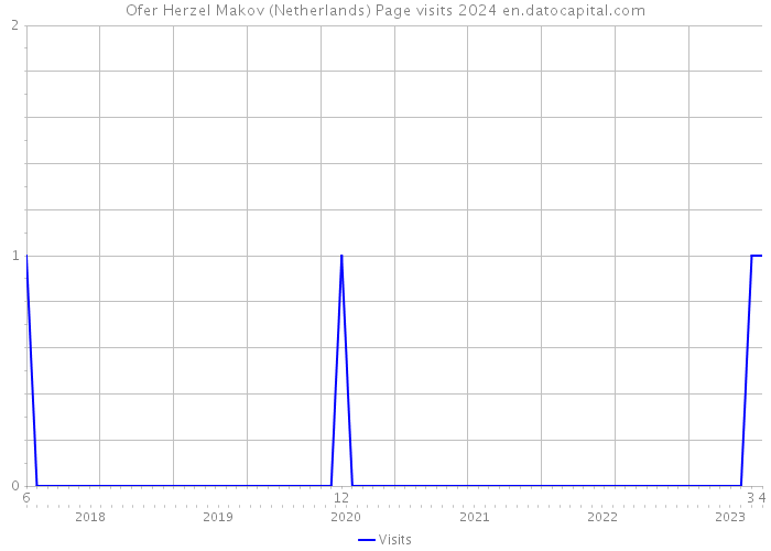 Ofer Herzel Makov (Netherlands) Page visits 2024 