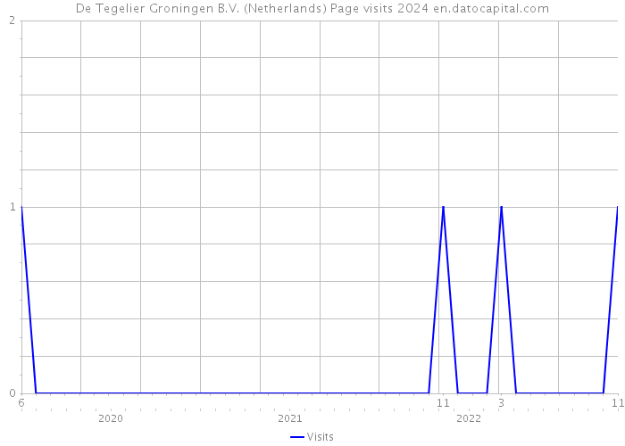 De Tegelier Groningen B.V. (Netherlands) Page visits 2024 