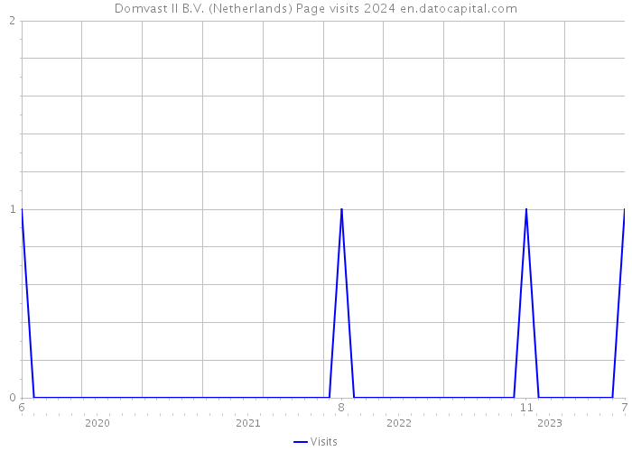 Domvast II B.V. (Netherlands) Page visits 2024 