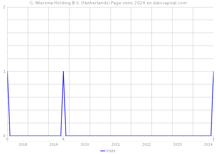 G. Wiersma Holding B.V. (Netherlands) Page visits 2024 