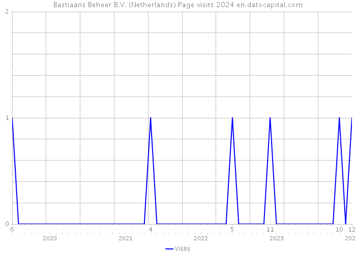 Bastiaans Beheer B.V. (Netherlands) Page visits 2024 