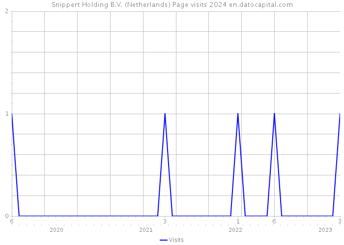 Snippert Holding B.V. (Netherlands) Page visits 2024 