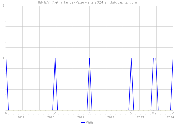 IBP B.V. (Netherlands) Page visits 2024 