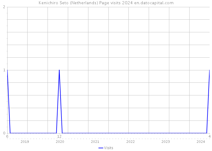 Kenichiro Seto (Netherlands) Page visits 2024 