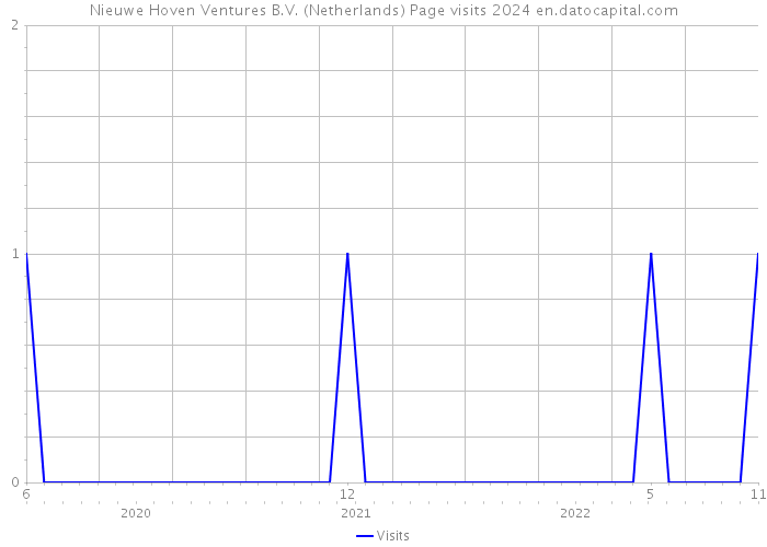 Nieuwe Hoven Ventures B.V. (Netherlands) Page visits 2024 