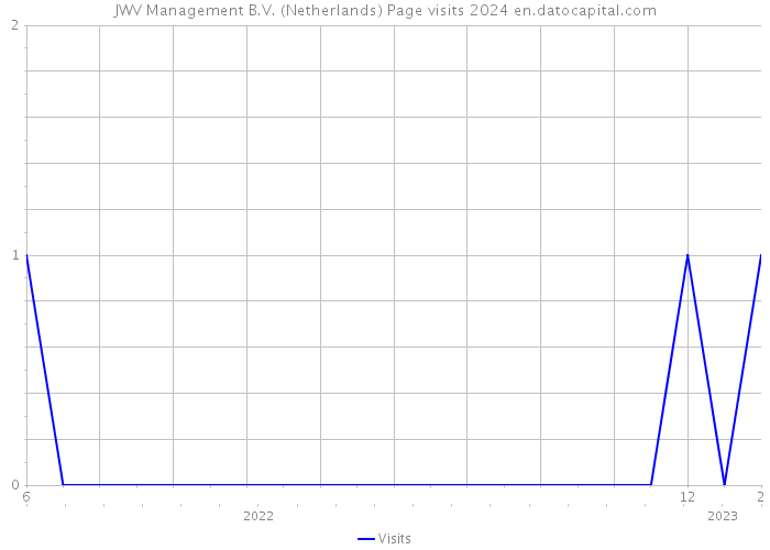 JWV Management B.V. (Netherlands) Page visits 2024 