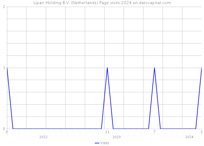 Lipari Holding B.V. (Netherlands) Page visits 2024 