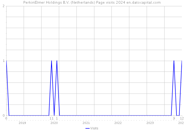 PerkinElmer Holdings B.V. (Netherlands) Page visits 2024 