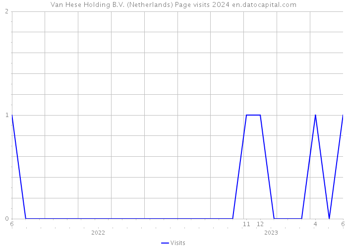 Van Hese Holding B.V. (Netherlands) Page visits 2024 