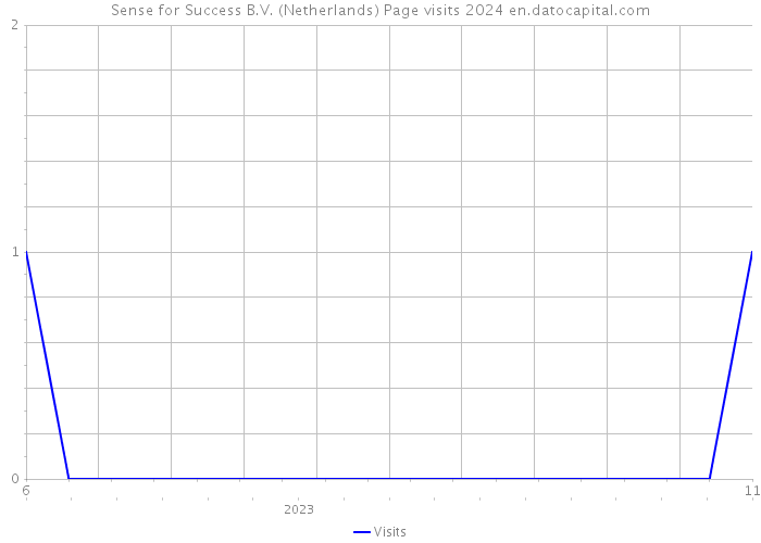 Sense for Success B.V. (Netherlands) Page visits 2024 